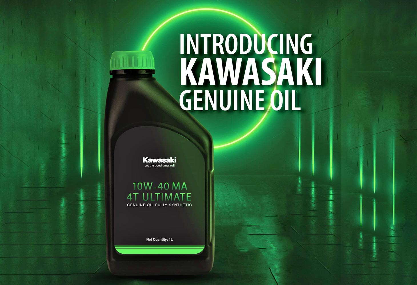 Kawasaki-Genuine-Oil-Poster